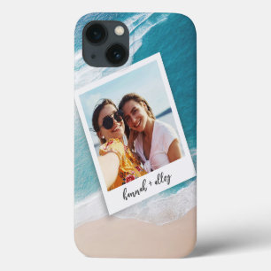 Photo Custom Script Text Beach Case-Mate iPhone Case