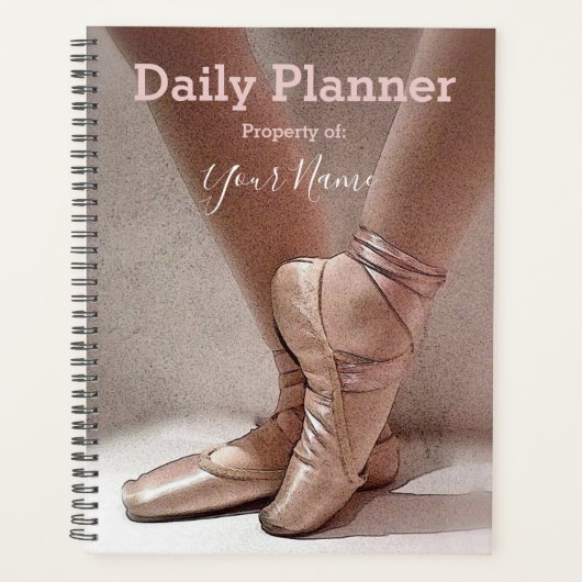 Photo Daily Planner Ballet Couple - HAMbWG (Voorkant)