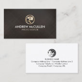 Photo Editor Camera Glass Icon Visitekaartje (Voorkant / Achterkant)