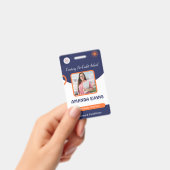 Photo Employee Logo or QR CODE Security Badge (Handheld)
