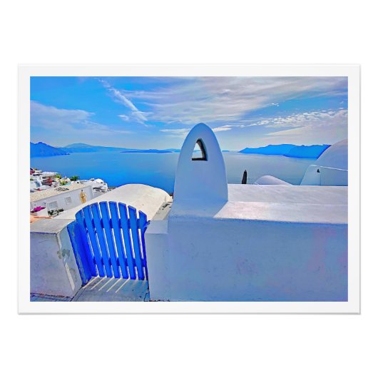 Photo Enlargement Greece santorini Foto Afdruk (Voorkant)
