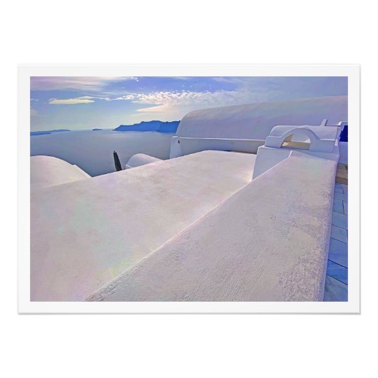 Photo Enlargement Greece santorini Foto Afdruk (Voorkant)