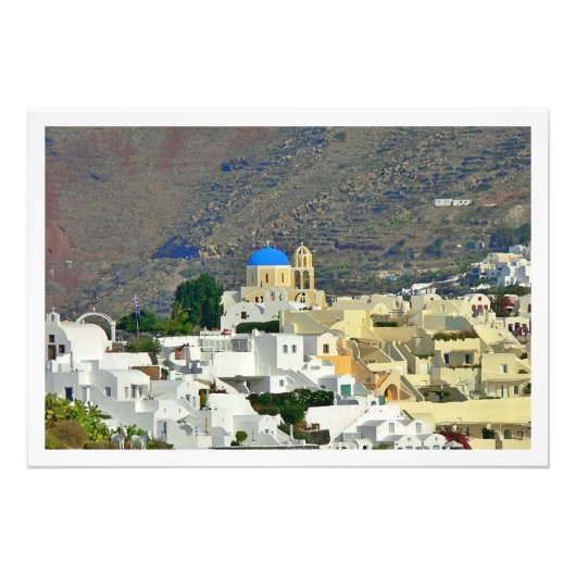 Photo Enlargement Greece santorini  Foto Afdruk (Voorkant)