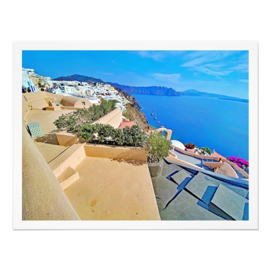 Photo Enlargement Greece santorini  Foto Afdruk (Voorkant)