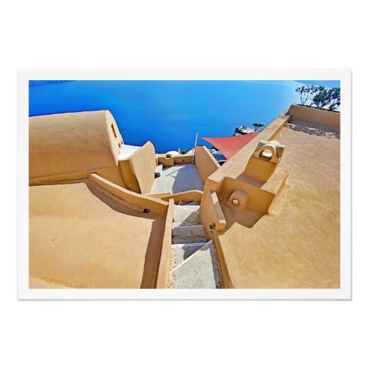 Photo Enlargement Greece santorini  Foto Afdruk (Voorkant)