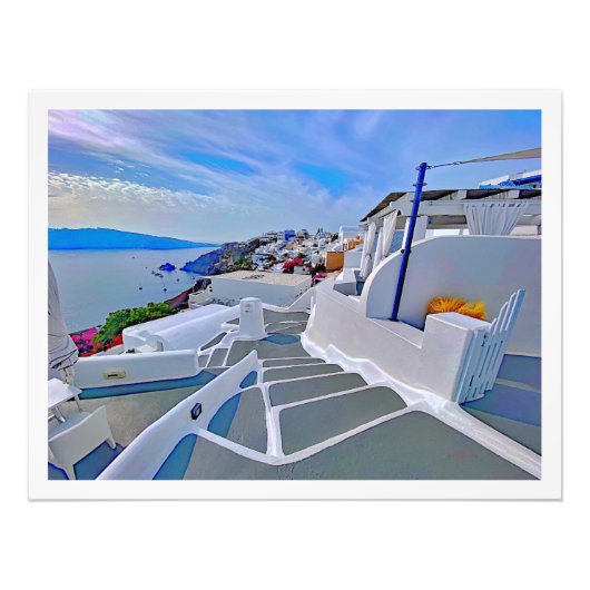 Photo Enlargement Greece santorini  Foto Afdruk (Voorkant)