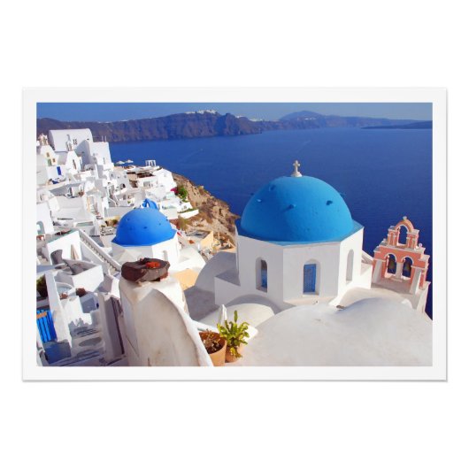 Photo Enlargement Greece santorini  Foto Afdruk (Voorkant)
