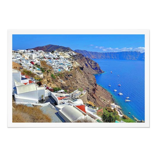 Photo Enlargement Greece santorini  Foto Afdruk (Voorkant)