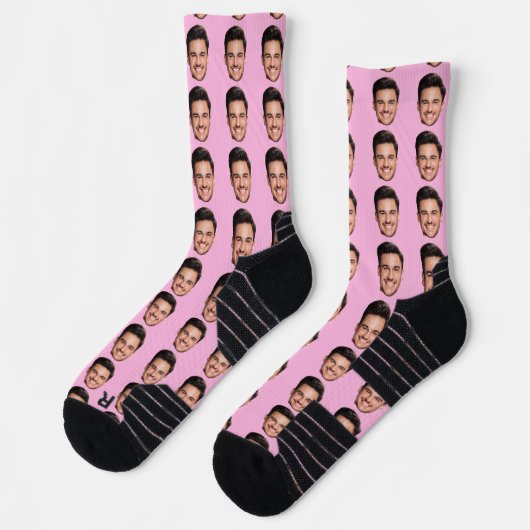 Photo Face Socks, Unique Personalized Sokken (Links)