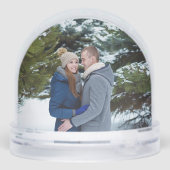 Photo First Christmas Together Deer Stag & Doe  Sneeuwbol (Achterkant)