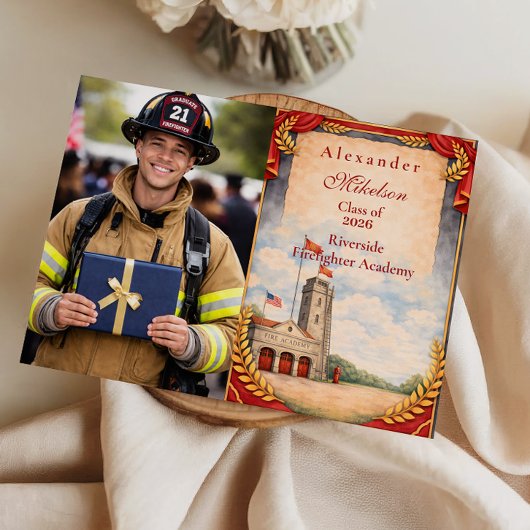 Photo First Responder Graduation Celebration Aankondiging