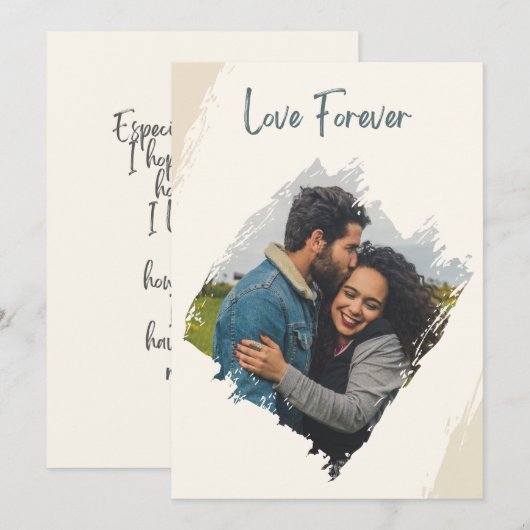  Photo Flat Kaart (Voorkant / Achterkant)