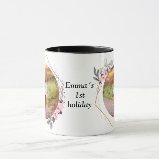 photo flower frame mok (Midden)