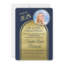 Photo From Parents Navy Graduation Announcement