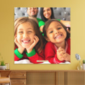 Photo Fun Life Memories Faux Wrapped Canvas Print (Insitu (Woonkamer))