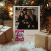 Photo Funny Bruh Merry Christmas Feestdagenkaart