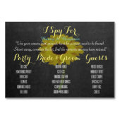 Photo Game Weddenschap Place Setting Table Game Ca Kaart (Voorkant)