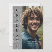  Photo Graduate Degree in Maths Invitation Kaart (Voorkant)