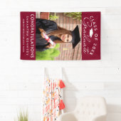 Photo Graduation 2026 Congrats Grad Burgundy Spandoek (Insitu)