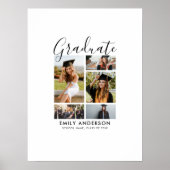 Photo Graduation Guest Signature Poster (Voorkant)