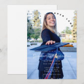 Photo Graduation Invitation, Class of 2026 Kaart (Voorkant / Achterkant)