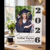 Photo Graduation Party Invitation 2026 - Custom Kaart