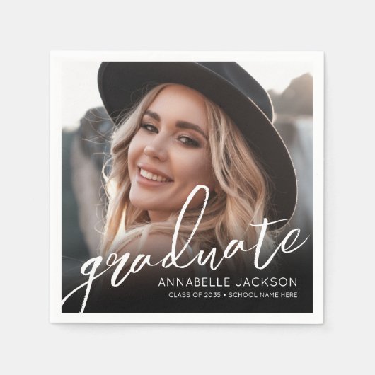 Photo Graduation Party Servet (Voorkant)