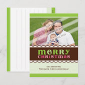 PHOTO GREETING POSTCARD :: candyfloss 2 Feestdagenkaart (Voorkant / Achterkant)