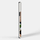 Photo Grid 4 Afbeeldingen Naam of Initialen Neutra Case-Mate iPhone Case (Achterkant / Rechts)