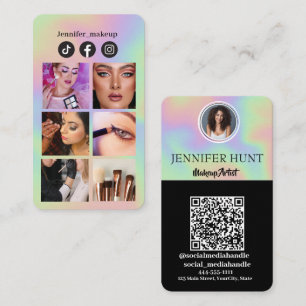 Photo Grid Instagram QR-code sociale media Visitekaartje