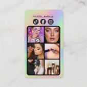 Photo Grid Instagram QR-code sociale media Visitekaartje (Voorkant)