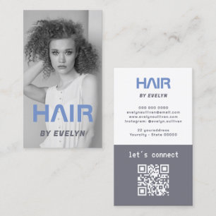Photo Hair QR Code Visitekaartje