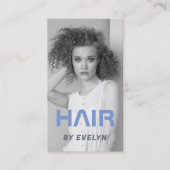 Photo Hair QR Code Visitekaartje (Voorkant)