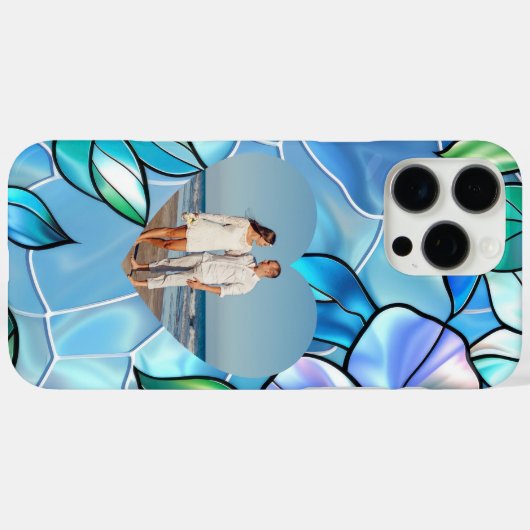 Photo Heart Floral iPhone / iPad case (Achterkant (horizontaal))