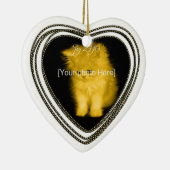Photo Heart-Ornament Keramisch Ornament (Rechts)