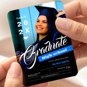 Photo High School Graduation Announcement Magneet