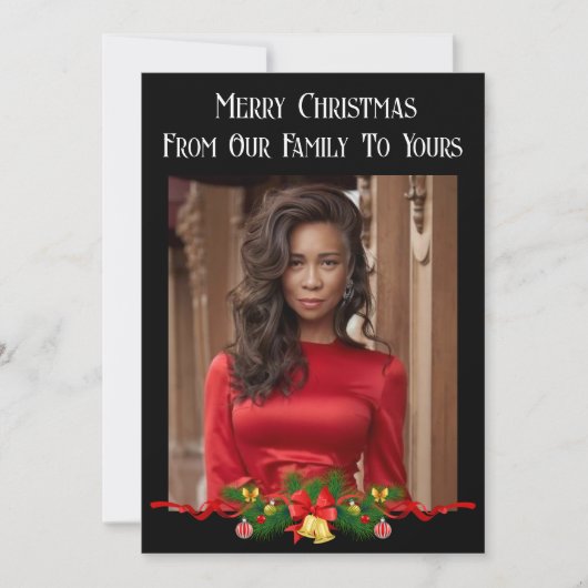 Photo Holiday Card Feestdagenkaart (Voorkant)