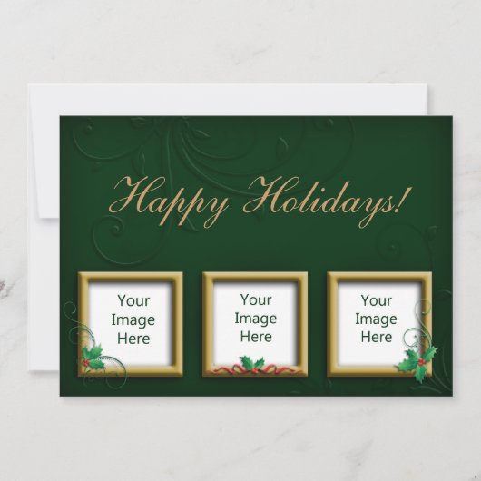 Photo Holiday Card Feestdagenkaart (Voorkant)