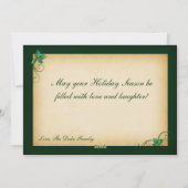 Photo Holiday Card Feestdagenkaart (Achterkant)