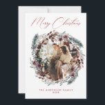 Photo Holiday Card Kaart<br><div class="desc">Creëer een blijvende indruk dit seizoen met een unieke vakantiekaart. Deze eenvoudige,  kerstboomkaart sjabloon biedt een schoon,  modern design. Pas het aan met je informatie en maak het uniek voor jou!</div>