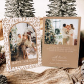 Photo Holiday Card, Modern Christmas Card Kaart