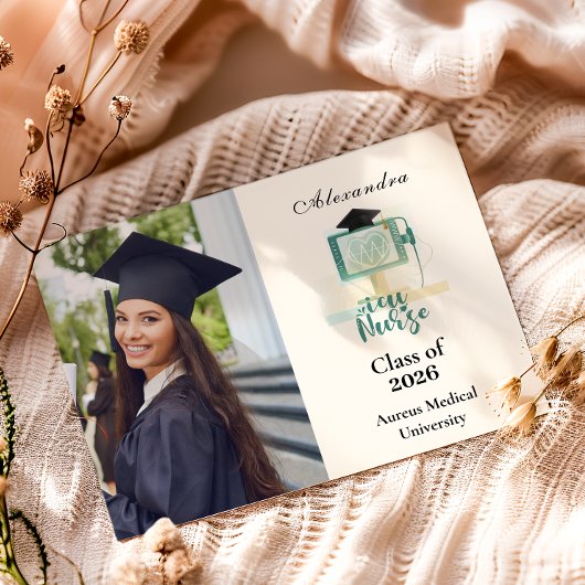 Photo ICU Nurse Graduation Party Aankondiging