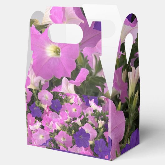 Photo Image Of Morning Glory Pink & Purple Flowers Bedankdoosjes (Geopend)