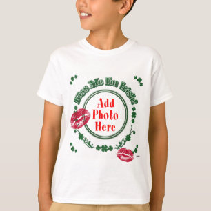 PHOTO Kiss Ik ben Iers - Green Circle Kiss Mark T-shirt