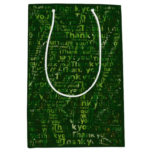 Photo Lawn Care Service "Dank u wel!" papieren zak Medium Cadeauzakje (Voorkant)