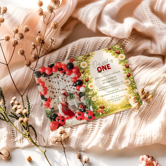 Photo Little Meadow Lady Turns One Kaart