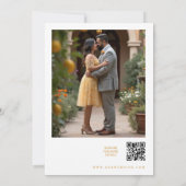 Photo Luxury Mediterranean Lemons & Flowers  Save The Date (Achterkant)