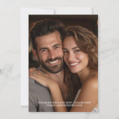 Photo Magazine Hoesje Krant Unieke Bruiloft Kaart (Achterkant)