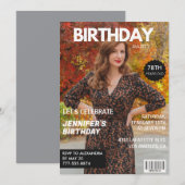 Photo Magazine Hoesje voor haar 78ste verjaardag Kaart (Voorkant / Achterkant)