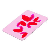 Photo magnet with Hearts Magneet (Linkerzijde)